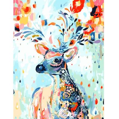 China China Supplier Environmental Friendly Cute Animal DIY Digital Painting Paint By Number For Kids Adults Beginner 40*50cm On Canvas Acrylic Paints for sale