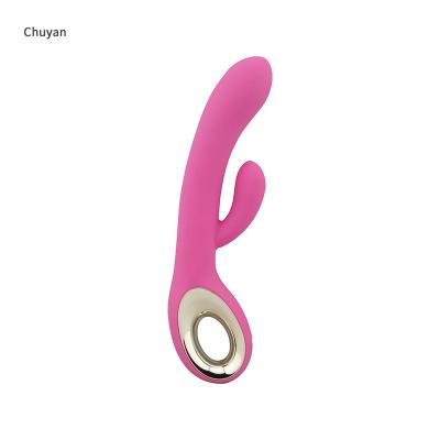 China Handheld Silicone+ABS Vibrator Sex Toys for Woman Vagina Massager Rabbit Vibrator G-spot Stimulator for sale