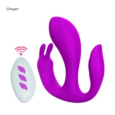 China Medical Silicone+ABS Three Spot Female Clitoris Stimulation Vibrator G-Spot Masturbation Dildos and Vibrators Anal Sex Toys For Women for sale