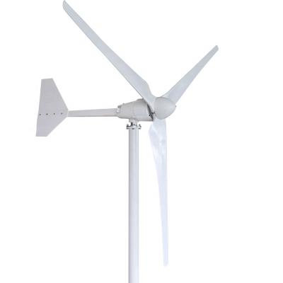 China 3kw 48v horizontal wind turbine for home use, wind generators with long blades en venta