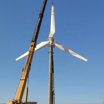 China Off Grid 10 kw 20 kw 30 kw Wind Power Generator Kits for Home use, 50 kw wind turbine project use with CE and ISO certificates for sale