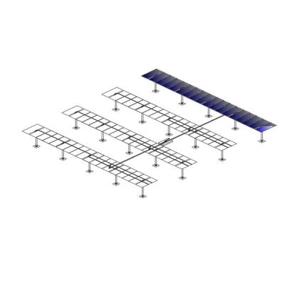 China Hot-dipped Galvanized Steel Solar Tracking Module , 10kw Solar Power System For Single Axis Solar Tracker for sale