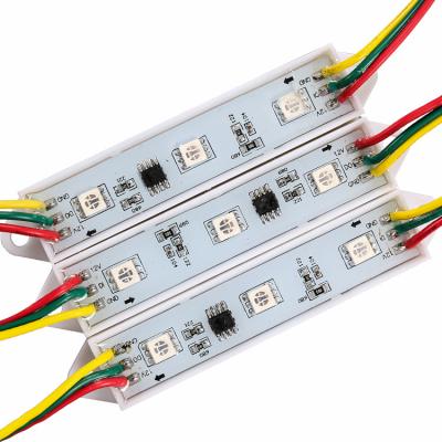 China Epistar waterproof 7515 3led/pixel dance floor ws2811 sm16703 smd5050 led pixel module for sale