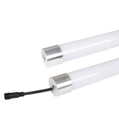 China LANDSCAPE 40mm diameter 3D milky white dmx rgb 360degree led tube for sale