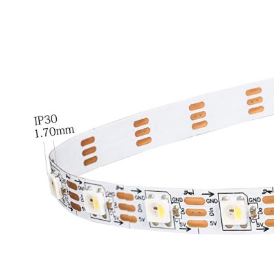 China LANDSCAPE 5v 10mm Programmable Led RGBW Pixel Strip sk6812 sc6812 for sale