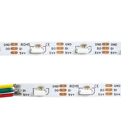 China Tiny LANDSCAPE 5v 5mm side view rgb sk6812 4020 side emitting smart led pixel strip for sale