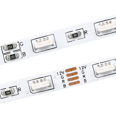 China DC12V 24v SMD 4713 Flexible LANDSCAPE Side Brightness 60leds RGB LED Side Emitting Strip Light for sale