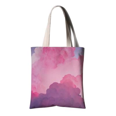 China Eco-friendly Wholesale Cheap Customized Cotton Canvas Tote Shopping Bag Canvas Bag for sale