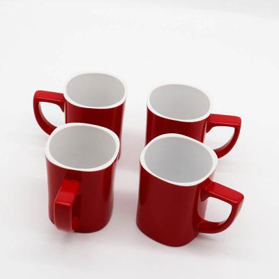 China Viable Hot Selling Custom Creative Handmade Ceramic Mug Logo for Cafe for sale