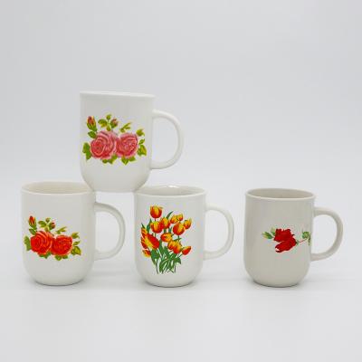 China Custom Viable Porcelain Mugs Mugs Plain White Ceramic Mugs Blank Promotional Gift Coffee Ceramic Mugs for sale