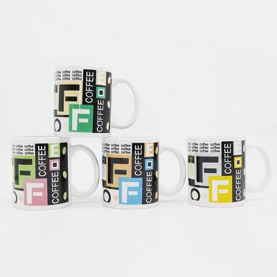 China Viable Custom White 11oz Mug Personalized Customized Brand Printing Logo Ceramic Decal Mug for sale