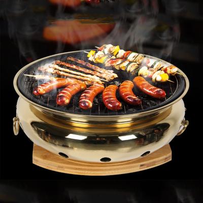 China Easily Assembled Homemade Smokeless Korean Charcoal BBQ Grill Table Grill for sale