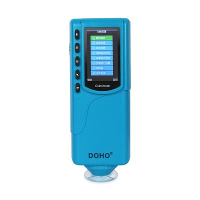 China Plastic DOHO DR-10 Low Price Colorimeter for Coating Textile Color Detection 8/d Colorimeter with Adapter USB Wristband for sale