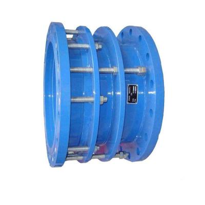 China Wholesale Building Material Diameter Large Double DI Pipe Flanged Joint Pipe Fitting Connector for sale