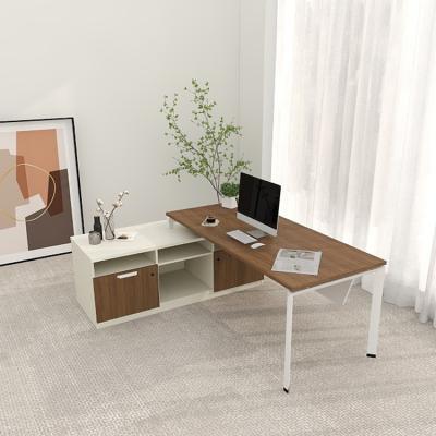 China Expandable Modern Design Executive Office Desk Table Manager Wood Executive Desk for sale