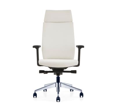 China White Office Computer Chair Living Room Study Chair (Height)Adjustable Ergonomic Luxury Computer Chair Chair for sale