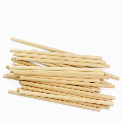 China 100% Natural Eco-Friendly Eco-Friendly Bamboo Drinking Straw Bundle For Bar Restaurant Cafe Juice Tea for sale