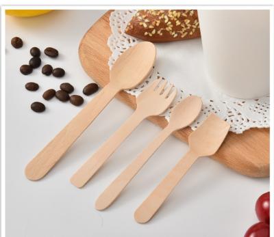 China Wholesale Eco Friendly Compostable Eco-Friendly Ice Cream Scoop BPA Free Disposable Bamboo Spoon for sale