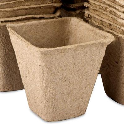 China Planting Seedling Recycle Biodegradabe Kraft Paper Plant Cups Seed Starter Graft Pots For Seeding for sale