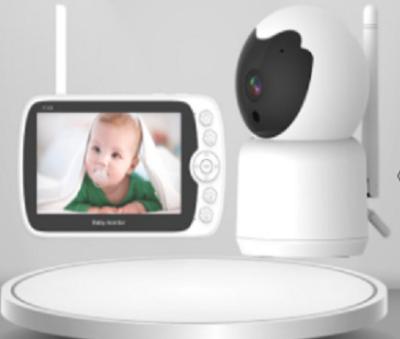 China Music Player Radio 5.0 Inch 1080P Color Screen Video Baby Monitor With Camera Temperature Motion Detection Baby Phone Wifi for sale