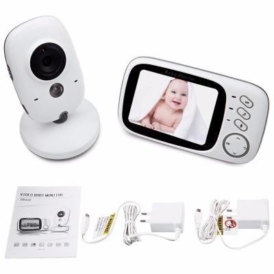 China VB603 Music Player Baby Monitor 2.4G Video Radio with 3.2 inch LCD 2 Way Talk Night Vision Security Camera Audio Babysitter Monitoring for sale