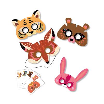 China Party Masks AS Cartoon Girl Boy Birthday 3D Butterfly Party Paper Animal Children Masks With High Quality for sale