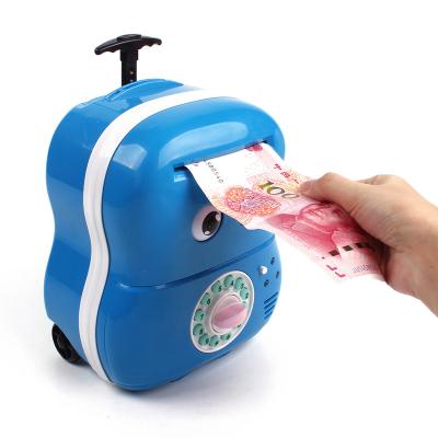 China Can Make Noise And Music OEM Wholesale Hot Kids Coins Cheap Electronic Money Plastic Piggy Bank for sale