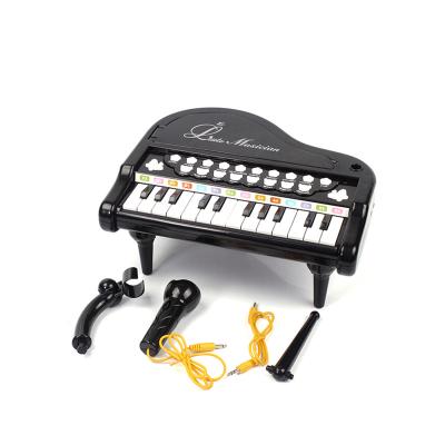 China With Microphone Multifunctional Musical Instrument 24 Keys Electric Piano Toy With Microphone for sale