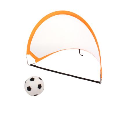 China Soccer Net AS Best Selling Toys Hobby Foldable Pop Up Mini Portable Soccer Football Goal For Kids Training for sale