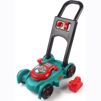 China Wholesale Toy Lawn Mower Happy Play Plastic Kids Lawn Mower Toys Garden Tool Kit Other Outdoor Toys And Structures For Kids/Amazon Hot Sale for sale