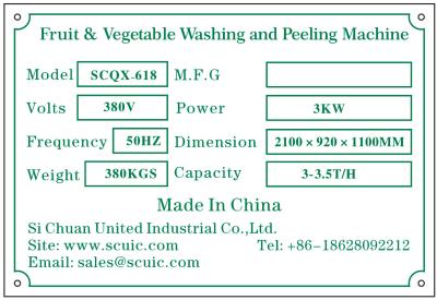 China Máquina industrial da lavagem e de descascamento do vegetal de raiz da cenoura de bebê de aço inoxidável à venda