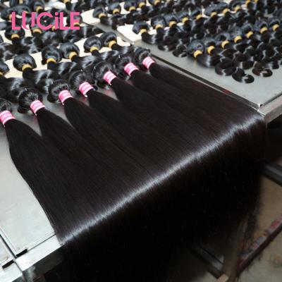 China Lucile Raw Virgin Hair Bundles Raw Unprocessed Brazilian Virgin Hair, Brazilian Raw Virgin Hair Cuticle Aligned, Wholesale Raw Cuticle Aligned Virgin Hair Vendor Bundle for sale