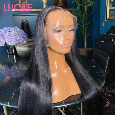 China Brazilian Virgin Hair Cuticle Aligned Human Hair Cuticle Aligned 100% Lace Front Wig Transparent Hd Full Lace Front Human Hair Wigs for sale