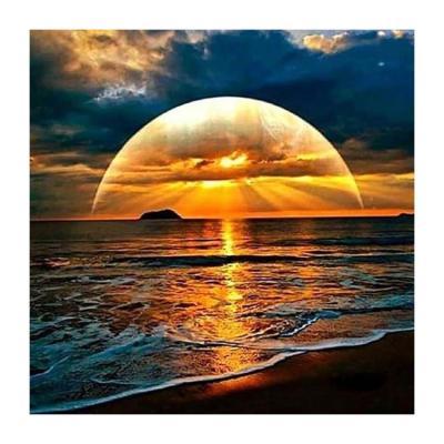 China Sun guojie DP135 Diamond Art Painting Custom 5D Modern Landscape DIY Diamond Painting. for sale