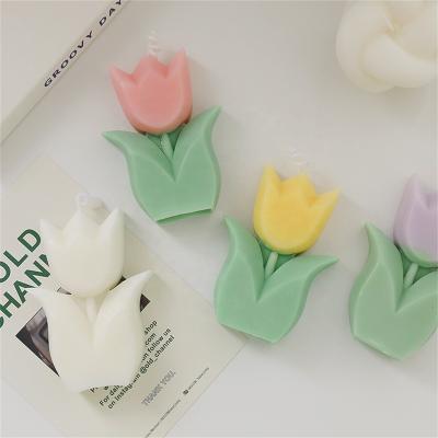 China Wholesale Hot Party Eco-Friendly Business Amazon Flower Home Statue Jar Manual Soy Wax Scented Candle Novelty Votive Candles for sale