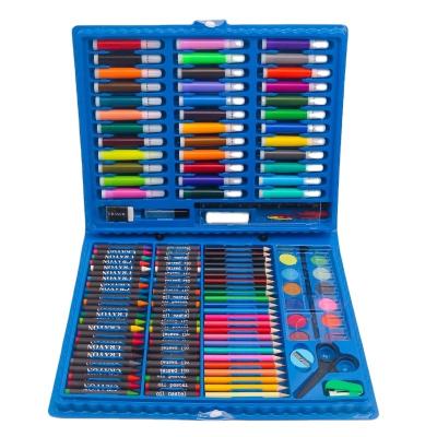 China Craft Activities Kids Stationery Brush 150 Colored Pencils Oil Color Tools Art Supplies Watercolor Pen Set Painting Table for sale