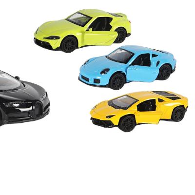 China Wholesale Non-Toxic Material Kids 1:43 Custom Toys Alloy Pull Back Diecast Toy Vehicles Metal Craft Mini Diecast Car For Chidre for sale