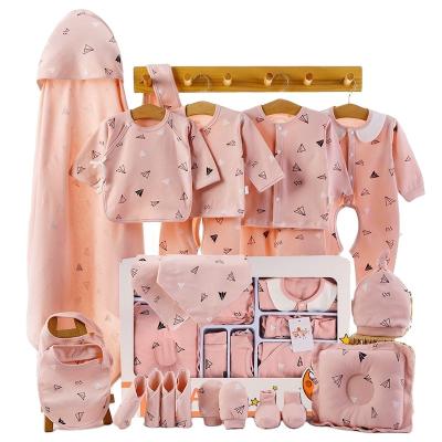 China Wholesale 16pcs 18pcs 22pcs 24pcs 0-1year Baby Sleepwear Antibacterial Baby Gift Package 100% Cotton Newborn Baby Clot for sale