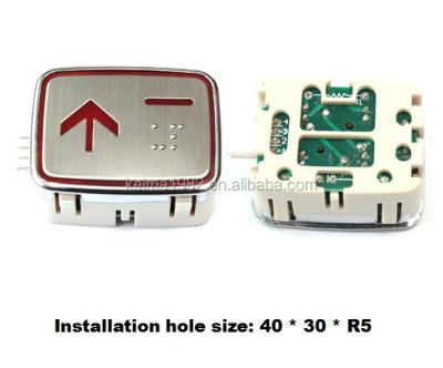 China modern elevator button switch, model otis elevator push button ZL-27 for sale