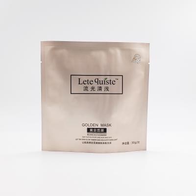 China Customized moisture-proof outer mask packaging bag, three side sealing plastic bag, easy to tear design, pure aluminum interior for sale