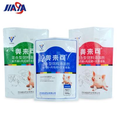 China Moisture Proof Custom Printed Plastic Pig Feed Packaging For Stand Up Bag / Pet Food Packaging Bag for sale