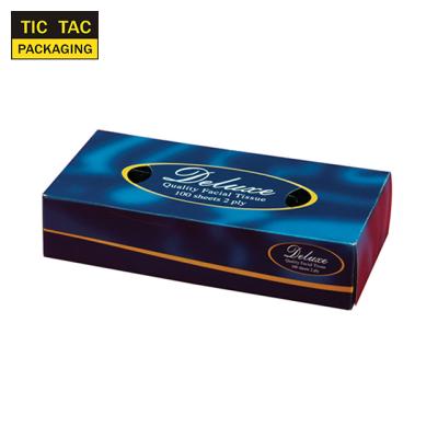 China New design disposable tissue paper box for tissue paper package for sale