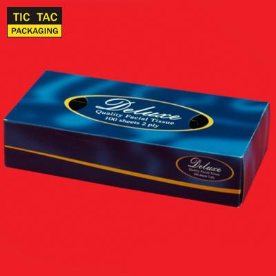 China Tissue Box Disposable Facial Tissue 100 Paper Sheets 2 Ply Tissue Paper for sale