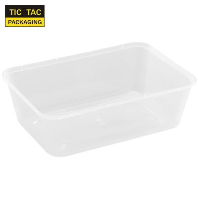 China Disposable Plastic Microwavable Microwavable Take Out Container Food for sale