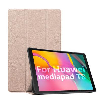 China Durable / Eco-friendly / Light Weight / Shockproof For Huawei Matepad T8 8.0 Inch 2020Cover Case Smart Sleep Wake Tablet Protective Leather Case for sale