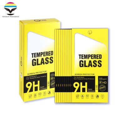 China Recyclable High Quality Clear Glass Screen Toughened Film Packaging Protector Tempered Glass for sale