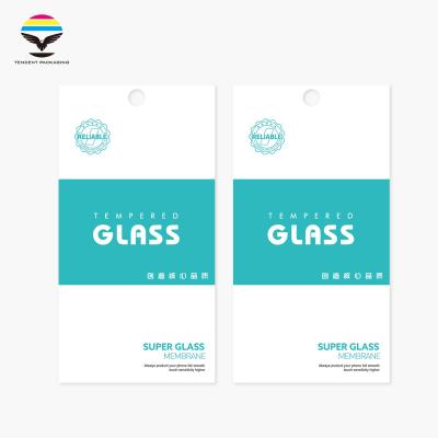 China Transparent Tempered Glass Protector Glass Screen Toughened Film Recyclable Customized Packaging for sale