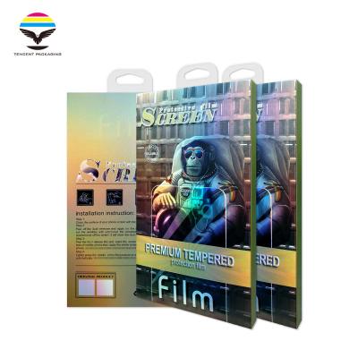 China Recyclable Customized Toughened Film Packaging Box Tempered Glass Film High-Grade General Protective Packaging for sale