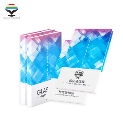 China Recyclable Neutral Universal Mobile Phone Film Supply Hard Spot Box Tempered Film Packaging Box for sale