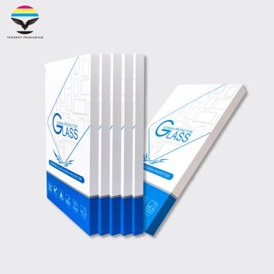 China Recyclable Flip Book Box Phone Case Packaging Mobile Phone Screen Protector Packaging Box for sale